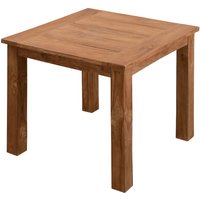 Teakholz-Tisch Abacus recyceltes Teak Gartentisch Holztisch 12 Größen zur Auswahl 90x90 cm - Inko von INKO