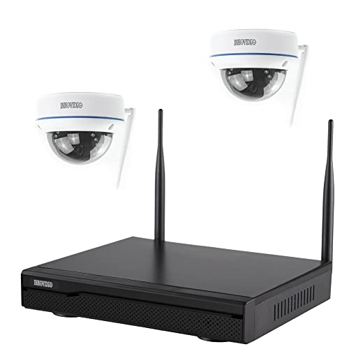 Inkovideo INKO-22M2D WLAN Komplettset 4-Kanal Netzwerkrekorder mit 2 x Dome 3 MP Überwachungskameras von INKOVIDEO