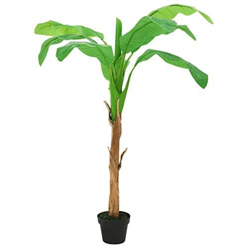 INLIFE Künstlicher Bananenbaum mit Topf 180 cm Grün von INLIFE