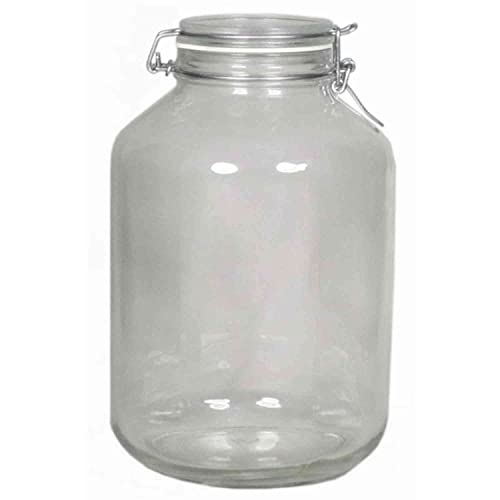 INNA-Glas XXL Vorratsglas JARVEN, 5 Liter, Zylinder - Rund, klar, 27,5cm, Ø 9,5cm - Ø 17cm - Einmachglas von INNA-Glas