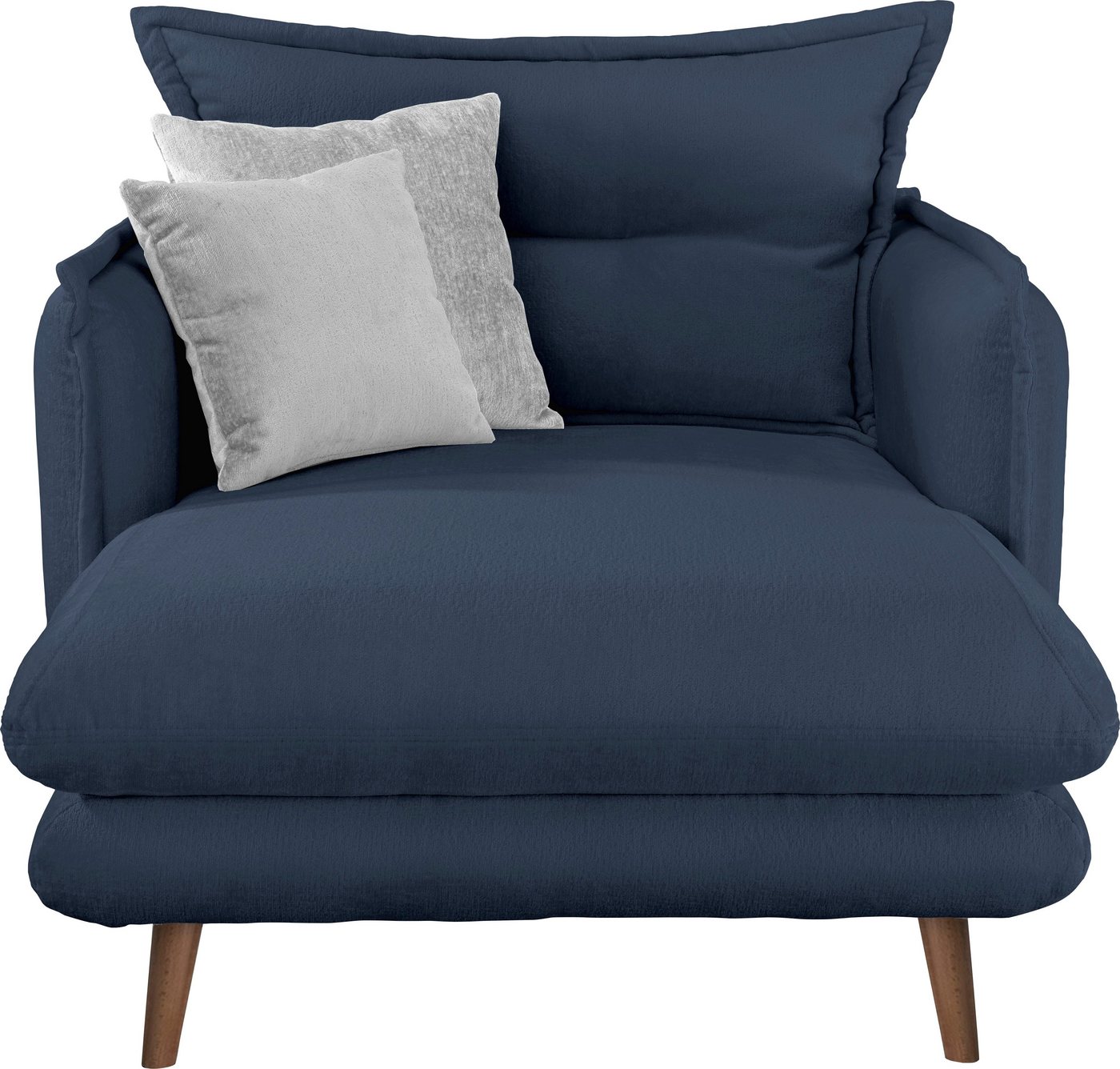 INOSIGN Loveseat Lazio, moderner Sessel mit einer bequemen Polsterung, 2 Stk. Zierkissen von INOSIGN