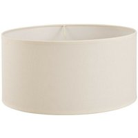 Inspired Diyas - Victoria - Runde Stoff Shade Elfenbein Creme 400 x 200mm von INSPIRED LIGHTING