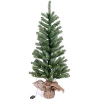 IC Winterworld Künstlicher Weihnachtsbaum "LED-Tannenbaum, künstlicher Christbaum", Nordmanntanne von Ic Winterworld