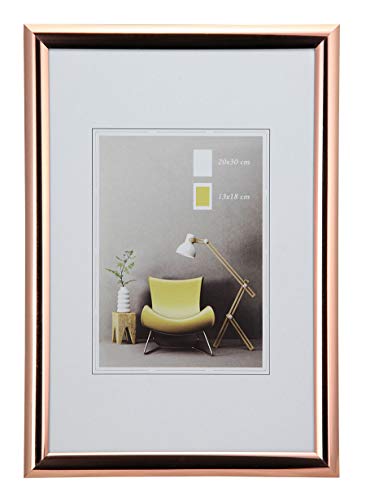 IDEAL TREND Studio Line Kunststoff Bilderrahmen Wanddeko Collage Poster Foto Rahmen: Farbe: Rose Gold | Format: 30x40 von IDEAL TREND