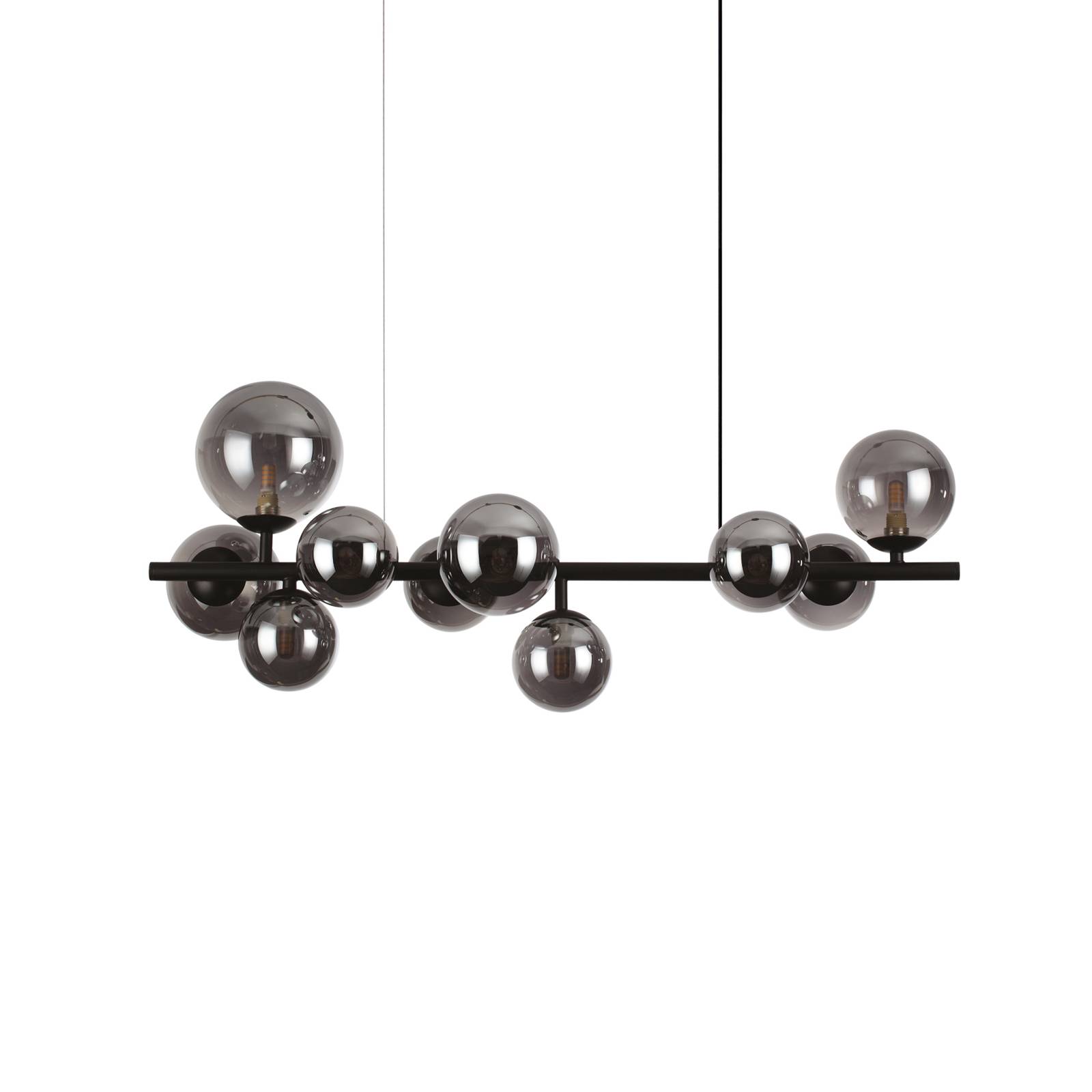 Ideal Lux Perlage Hänge Länge 81cm schwarz/schwarz von Ideallux