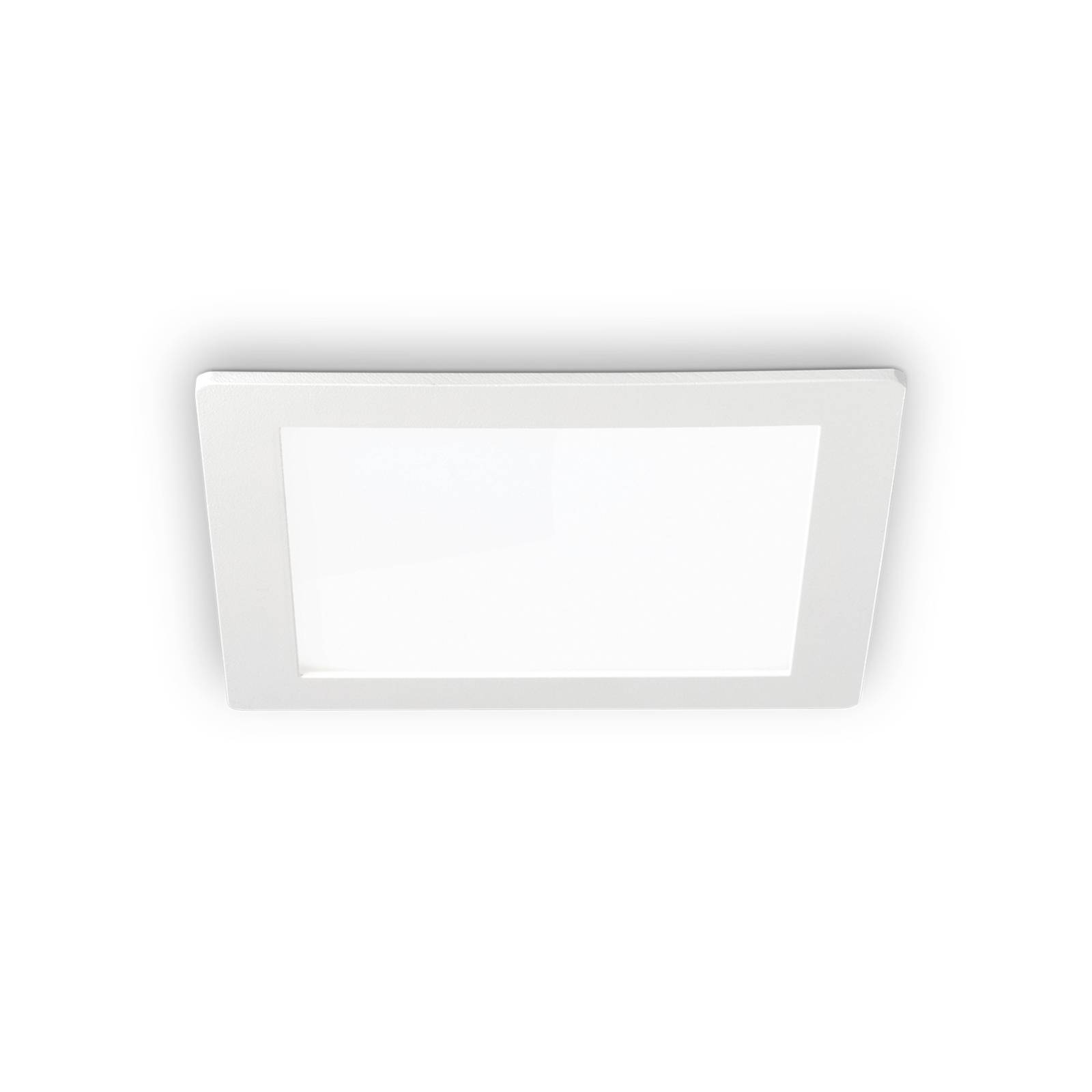 LED-Deckeneinbauleuchte Groove square 11,8x11,8 cm von Ideallux