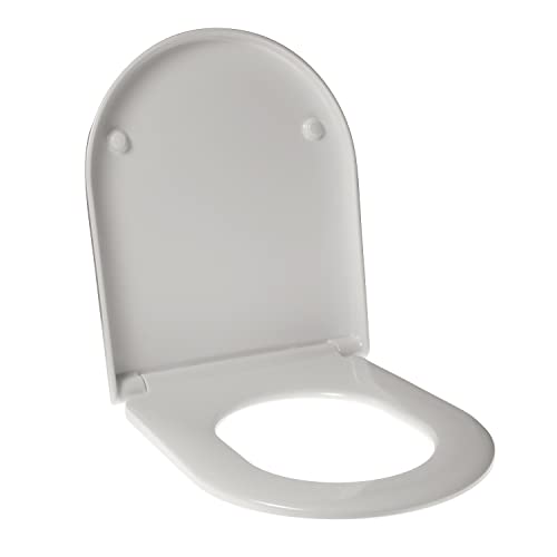 Toilettensitz für Flaminia Quick Wickeltisch Weiß Scharnier Edelstahl von Idrotop