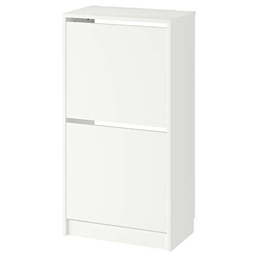 IKEA Bissa Schuhschrank mit 2 Fächern weiß (49x28x93 cm) von IKEA