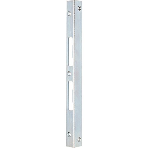 IKON Winkel-Schließblech ohne Anker - 9M54 - verzinkt/silber - 490x25x25mm - für überfälzte Türen geeignet von Ikon
