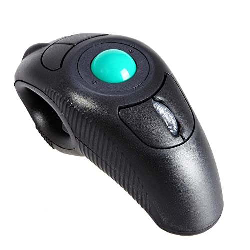 IMAGE Trackball Maus Kabellose USB Hanheld Funkmaus mit Laser für Rechts- oder Linkshänder von IMAGE