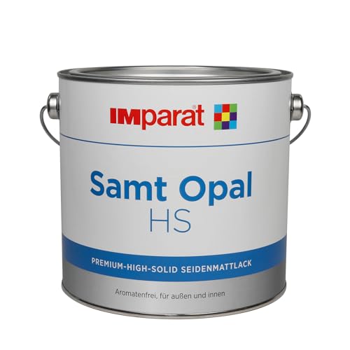 IMPARAT Profi samt OPAL HS Buntlack Altweiß Lack Weißlack Seidenmatt 2,5 L von Imparat