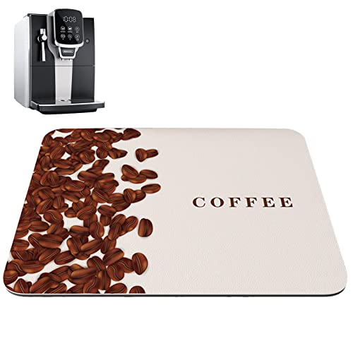 Imtrub Kaffeekanne Matte | Faltbare rutschfeste Kaffeepads für Arbeitsplatten | Kaffeematten-Küchen-Organizer mit Gummimuster auf der Rückseite unter Gerätematten von Imtrub