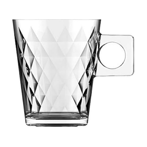 Inde Kaffeetassen-Set Limette Diamant (3-teilig) (24 Stück) von Inde