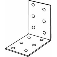 ART 81507 Lochplattenwinkel Stahl 60 x 60 x 80 sendzimirverz. FS von Industrial Quality Supplies