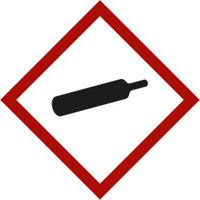 Gefahrstoffsymbol Gasflasche, Typ: 03037 von Industrial Quality Supplies