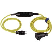 Schutzkontaktverlängerung 16 A 230 V 4,5m H07RN-F 3x1,5 mm² gelb von Industrial Quality Supplies