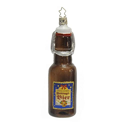 Inge-glas Christbaumschmuck Bierflasche Festtagsbier von INGE-Glas Manufaktur