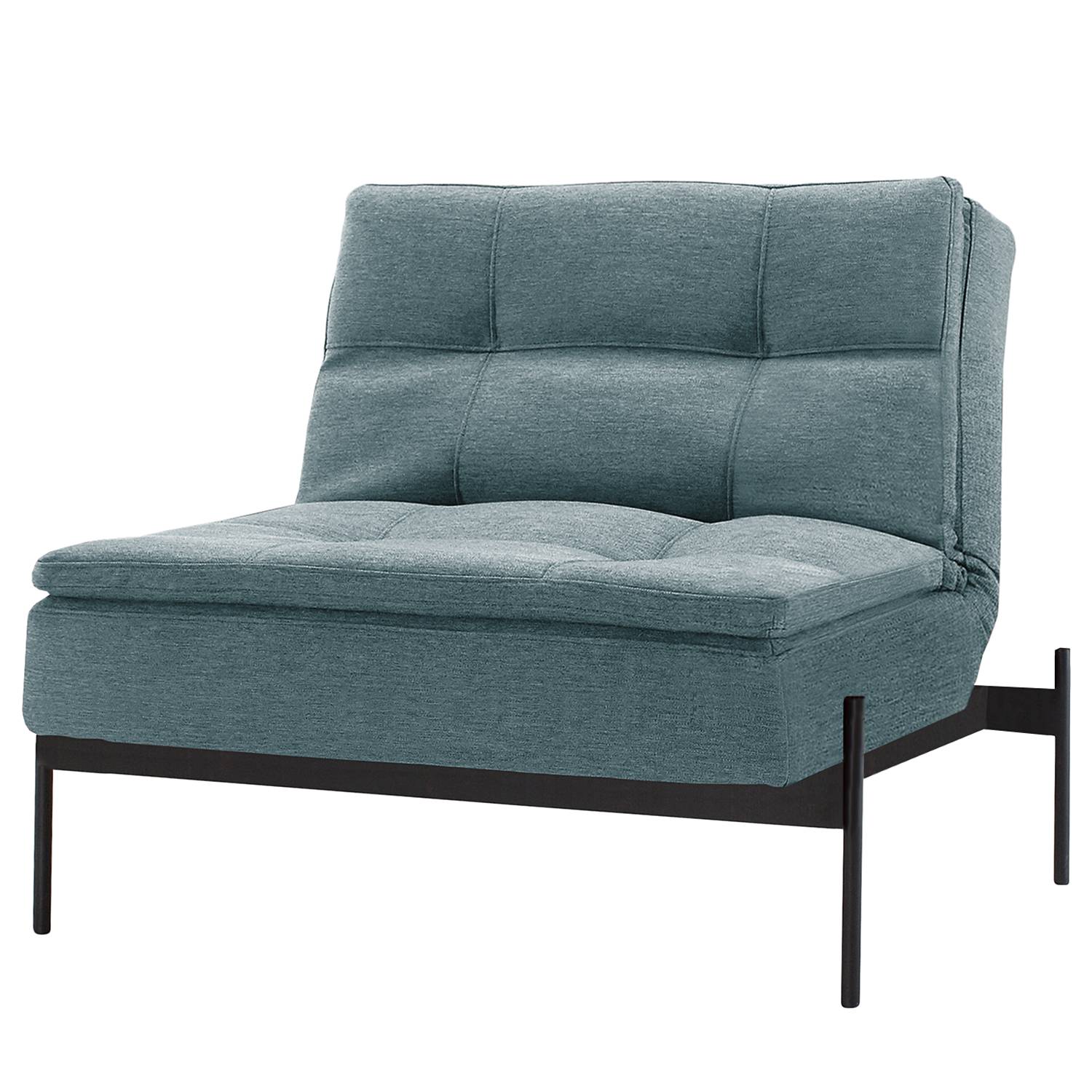 Innovation Möbel Sessel Dublexo IV Blau Webstoff mit Schlaffunktion 90x79x88 cm (BxHxT) von Innovation Möbel