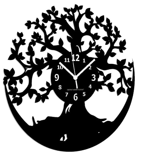 Instant Karma Clocks | Wanduhr | Baum des Lebens | Tree of Life | Wanddekoration Deko Wandkunst Hängende von Instant Karma Clocks