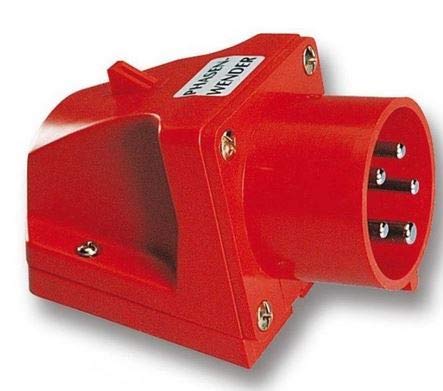 Interflex PCE-Klinkenstecker mit Gerät Schutz 32 A 3-polig + neutral 400 V 6 Stunde/S Rot von Interflex