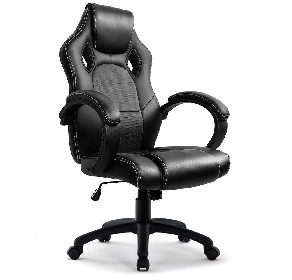 Intimate WM Heart Gaming Chair Racing-Chair, höhenverstellbar, Kunstleder, Ergonomisch, hoch Rücken von Intimate WM Heart