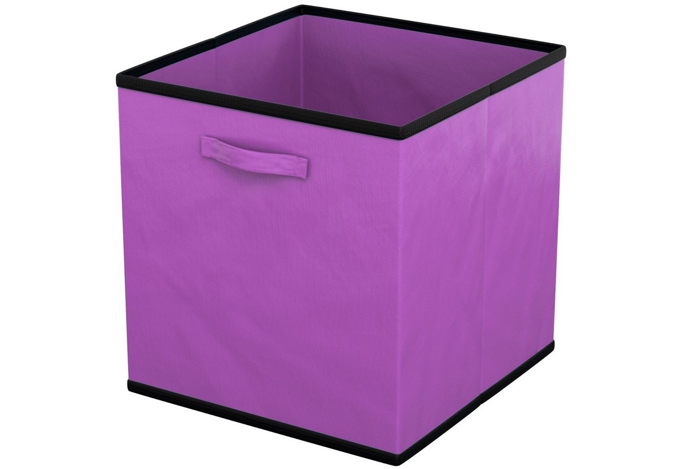 Intirilife Aufbewahrungsbox (6 St), Faltbare Aufbewahrungsbox ohne Deckel - Lila von Intirilife