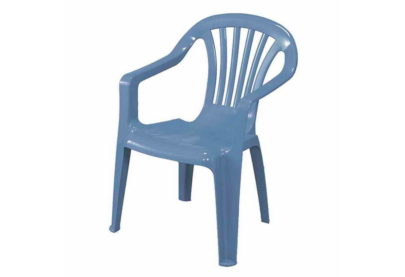 Ipae-Progarden Kinderstuhl Kinderstuhl, hellblau Vollkunststoff, Monoblock, stapelbar von Ipae-Progarden