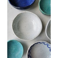 Keramik Suppenschüssel, Handgemachte Keramikschale Spülmaschinenfest Haltbare Steinzeug Müslischale von IslaClayCeramics