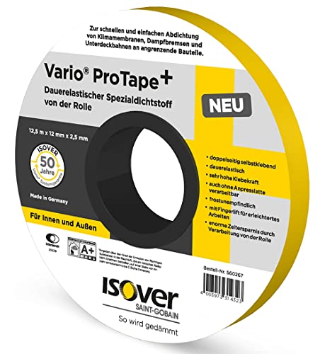 Isover Vario ProTape + Dichtstoff von der Rolle für Innen und Außen von Isover