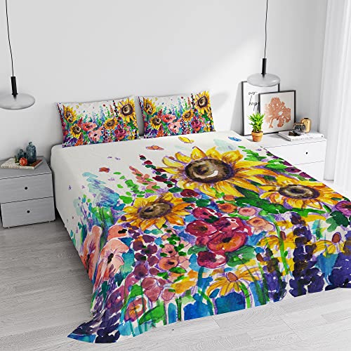 Italian Bed Linen Bettwäsche-Set mit Digitaldruck, 100% Baumwolle, SD-24, Doppelbett von Italian Bed Linen