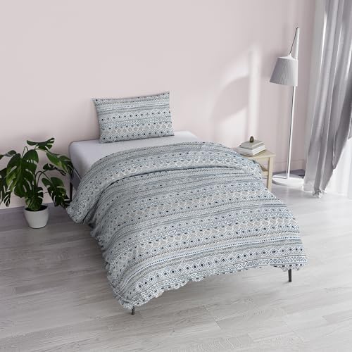 Italian Bed Linen “Fantasy” Bettbezug, Bedruckte mikrofaser, Indie, Einzelne von Italian Bed Linen