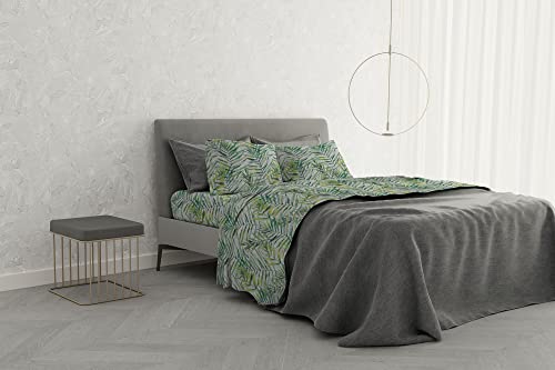 Italian Bed Linen MB Home Basic “Dafne” Bettwäsche-Set, Honolulu, Doppelbett von Italian Bed Linen