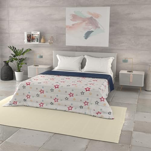 Italian Bed Linen Sommer Steppdecke Basic, Mikrofaser, Superstar, 250x240cm von Italian Bed Linen