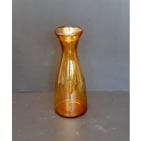 Seltene Alte Bernstein Glasflasche, Sammelflasche, Karamellflasche, Bardekor, Rustikale Küche, Bauernhaus, Vintage Dekanter, Besondere Flasche von ItalyVintageDream