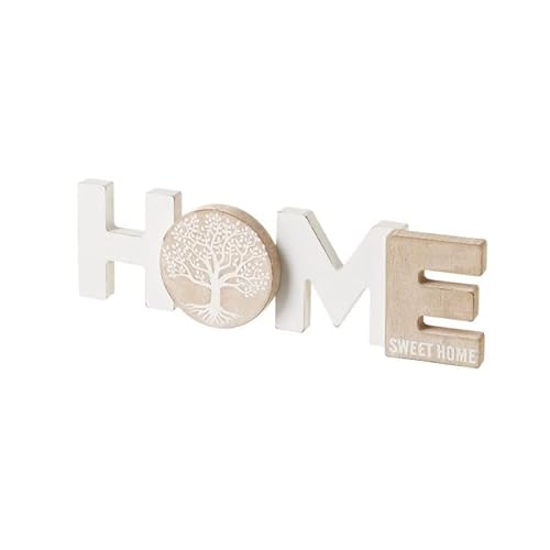 Buchstaben-Dekoration Schild mit Aufhänger Sweet Home Holz (Home) von Item