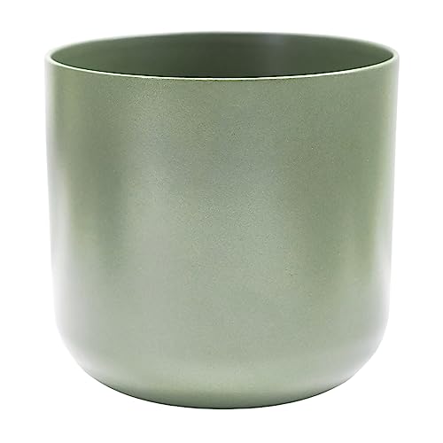 Ivyline Übertopf, Keramik, Salbei, H 13,5 cm x T 13,5 cm von Ivyline
