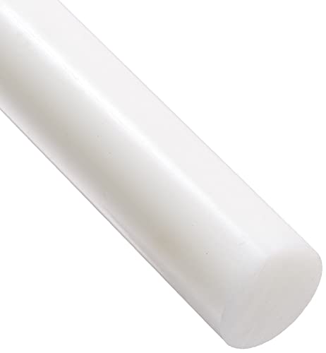 HDPE-Rundstab aus hochdichtem Polyethylen, durchscheinend, weiß, 110 mm Durchmesser x 300 mm lang, Güteklasse A PE 500 von J&A Racing International