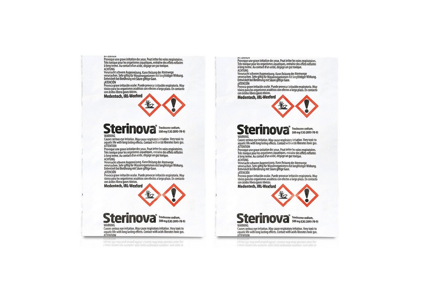 JB White Pool-Filterkartusche JB White 12x Puritabs Sterinova Chlortabletten Rudergerät, Zubehör für Trinkwasseraufbereitung, 12x Wasser Rudergerät Tabletten gegen Algen, extra konzentriert, Chlor von JB White