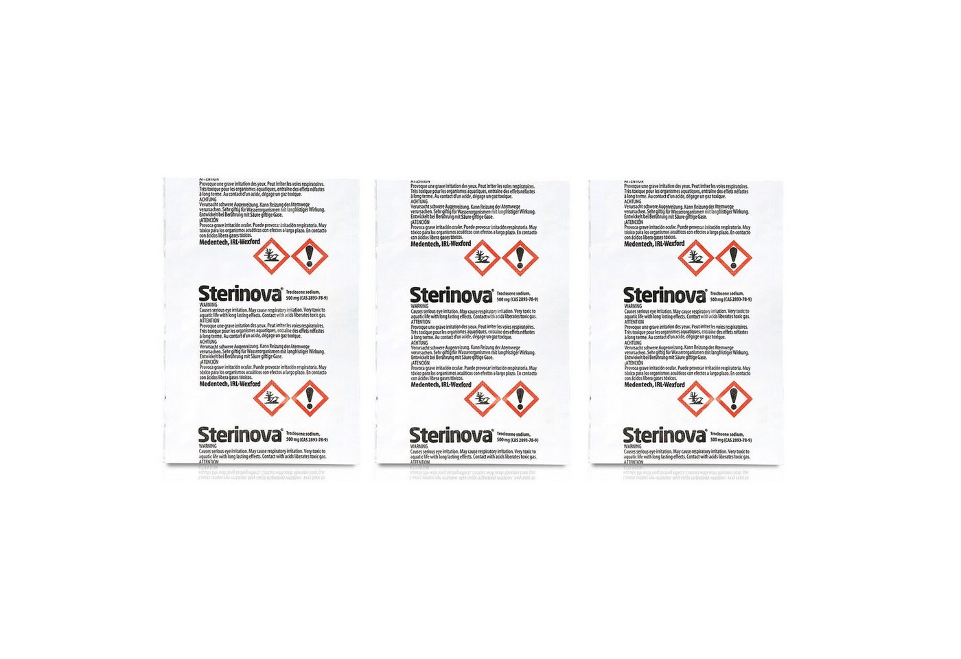 JB White Pool-Filterkartusche JB White Puritabs Sterinova 18x Chlortabletten Rudegerät, Zubehör für Trinkwasseraufbereitung, 18x Wasser Rudergerät Tabletten gegen Algen, extra konzentriert, Chlor von JB White