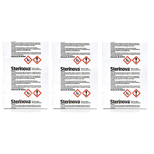 JB White Puritabs Sterinova 18x Wasser Rudergerät Tabletten gegen Algen, extra konzentriert, Chlortabletten zB geeignet für WaterRower, SportPlus, Skandika Wasserrudergerät (3 x 6) von JB White