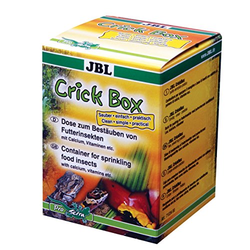JBL CrickBox 71034 Schütteldose zum Bestäuben von Futterinsekten von JBL