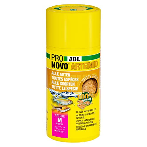 JBL PRONOVO ARTEMIO, Artemia-Leckerbissen für alle Zierfische von 8-20 cm, Größe M, 100 ml von JBL