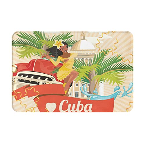 JCAKES Island Of Cuba Fußmatte – Verwandeln Sie Ihre Wohnkultur mit unserer Treppen-Bodenmatte, schönem Teppich und Badematten für den Innen- und Außenbereich von JCAKES