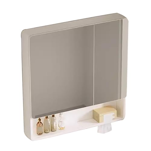 Badezimmerspiegel mit Beleuchtung Spiegelschränke fürs Bad, Rahmenloser Badezimmer Spiegelschrank, Badezimmerschrank mit Spiegel, Antibeschlagvorrichtung ( Color : Style A , Size : 70*13.5*85cm/28*5*3 von JCSRYD