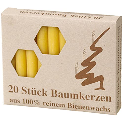 Jeka Christbaumkerzen 100% Bienenwachs, Ebersbacher Kerzen von JEKA