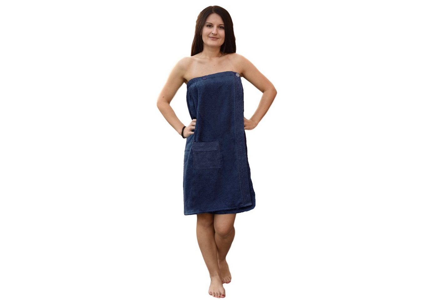 JEMIDI Saunatuch Sauna Frottee Kilt Sarong M-XXL Damen - 100% Baumwolle, (1-St) von JEMIDI