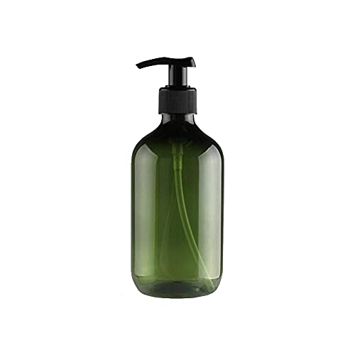 JIHUOO 300 ml Plastik Lotion Pumpflaschen Nachfüllbare Shampoo Flaschen Leere Flüssigseifen Spender Reise Kosmetik Behälter Grün von JIHUOO