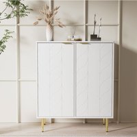 Kommode, Zweitürige Sideboard, Schränke für Wohnzimmer, Bad und Schlafzimmer von JN.SONGS