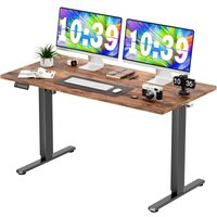 Schreibtisch Höhenverstellbarer Gaming Tisch 140 x 60cm Standing Desk Table Tisch Höhenverstellbar Gaming Desk Height Adjustable Desk Computertisch von JOEAIS