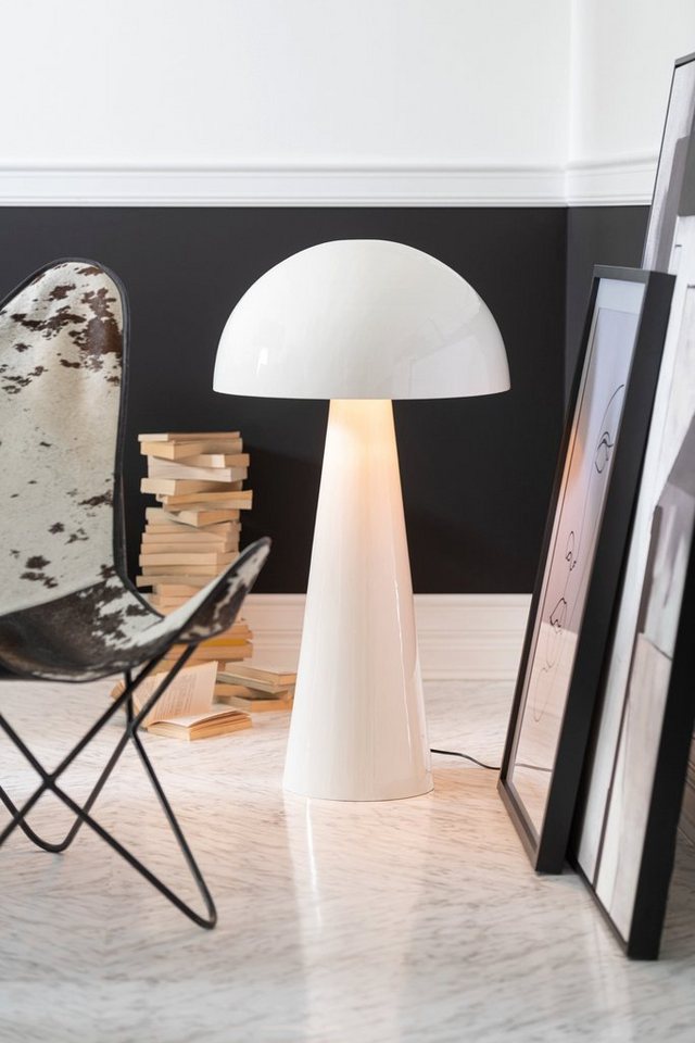 JOLIPA bv Dekoobjekt Designer Stehlampe White Mushroom XL in Pilzform - Edles Glänzendweiß von JOLIPA bv